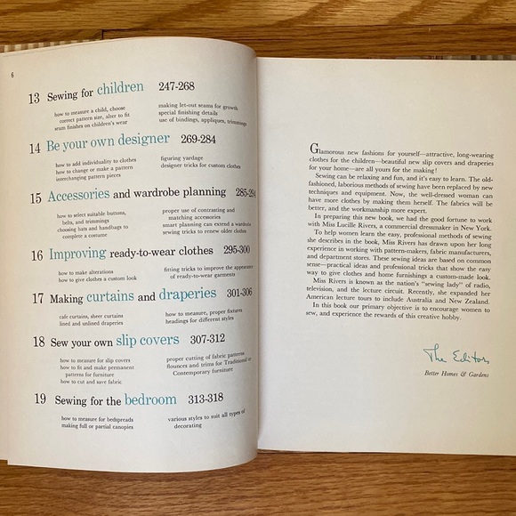 VINTAGE 1961 BH&G Hardcover Sewing Book - Picture 6 of 12